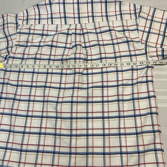 Wrangler Vintage Mens 20X Short Sleeve Button Down Plaid Shirt - Clean -Size XL - Picture 7 of 8